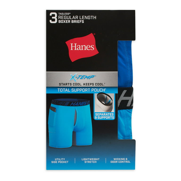 Hanes Men's X-Temp Total Support Pouch Boxer Briefs With, 57% OFF