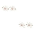 thumbnail image 4 of mmirethe 2 Pieces Wedding Shoe Clips Jewelry Party Dress for Bride Accessories Hat Type A 2Set, 4 of 6