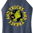 thumbnail image 3 of The Grinch - Tricks And Treats The Grinch - Juniors High Neck Tank Top, 3 of 5