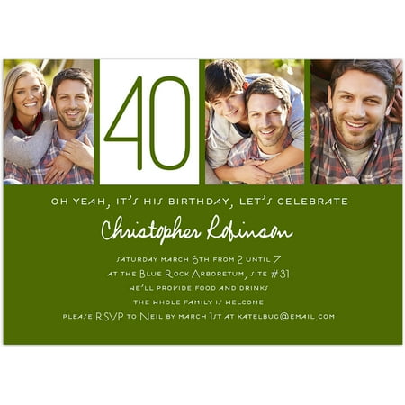 - Custom Milestone Birthday Milestone Invitation