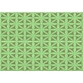 thumbnail image 1 of Ahgly Company Machine Washable Indoor Rectangle Transitional Green Onion Green Area Rugs, 2' x 4', 1 of 7