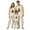 Beige, variant on Busydd Family Pajamas Matching Sets Trendy Casual Print Christmas Pajamas Loungewear Round Neck Long Sleeve Tops and Pants Matching Christmas Pajamas for Family