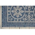 thumbnail image 5 of Nourison Garden Party Indoor/Outdoor Transitional Bordered Denim 3'6" x 5'6" Area Rug, (4' x 6'), 5 of 7