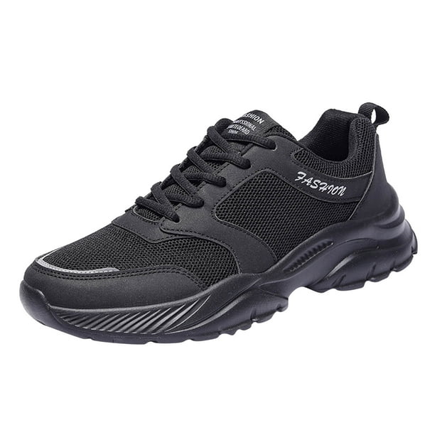 adviicd Men'S Running Shoes Men Sneakers Fashion Sport Running Athletic  Tennis Walking Shoes Black,45