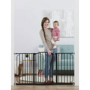 Regalo Extra Wide Arched Decor Baby Safety Gate 58 Inch with Extensions