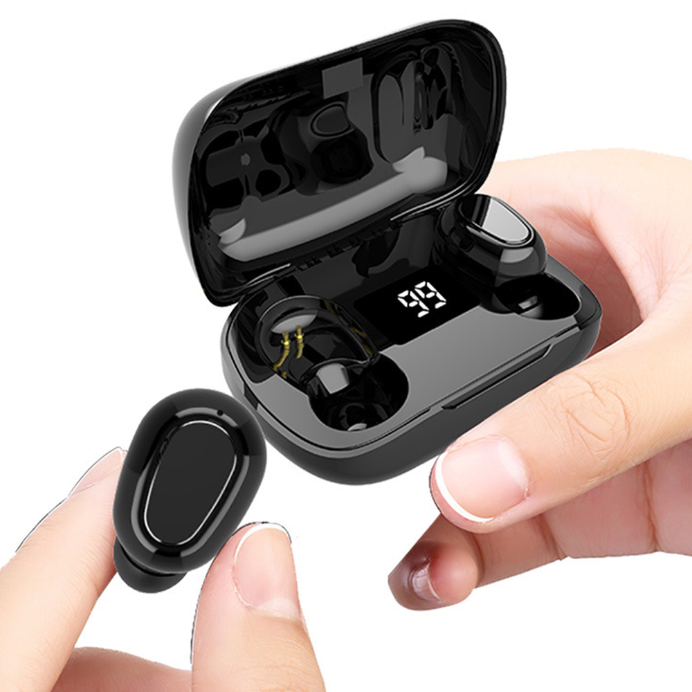 Nyidpsz 5.0 Headset TWS Earphones Stereo Earbuds with Charging Box - image 3 of 10