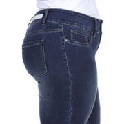 White Mark Womens Plus Size Super Stretch Denim