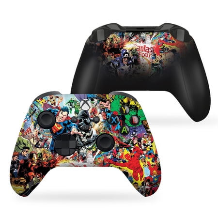 DreamController Comiccs Custom X-box Controller Wireless compatible with X-box One/Series X/S Proudly Customized in USA with Permanent HYDRO-DIP Printing(NOT JUST A SKIN) (MODDED) [video game]