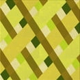 thumbnail image 1 of Ahgly Company Machine Washable Indoor Square Transitional Banana Yellow Area Rugs, 7' Square, 1 of 7