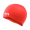 Bright Red, variant on TYR Silicone Swim Cap for Men and Women – Wrinkle-Free, Durable & Tear Resistant, Low Drag Training & Competition Cap, Silver