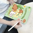 thumbnail image 4 of Tuohive For iPad Case Cartoon Capibara iPad Case For iPad gen9 gen8 gen7 10.2 Air4 Air5 10.9 Pro11 2020/2021 Anti drop Pen Holder iPad Case, 4 of 7
