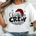 thumbnail image 2 of Christmas Crew T‑Shirt, Glitter Santa Hat Tee for Making Memories, 2 of 8