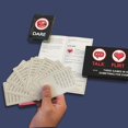 thumbnail image 5 of 1 pieza completamente en inglés TALK FLIRT DARE tres juegos en un juego Romance Talking Game Deck, 5 of 5