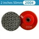 thumbnail image 2 of M14 Rosca 2 pulgadas 50 mm Almohadillas de pulido manual de diamante Almohadillas de lijado galvanizadas Disco de pulido, 200, 2 of 8