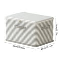 thumbnail image 3 of Iumwxz Cyber&Monday Deals Clothes Storage Bag Wardrobe Sorting Storage Box Portable Storage Bag Winter Cup Storage Box Indoor, 3 of 7