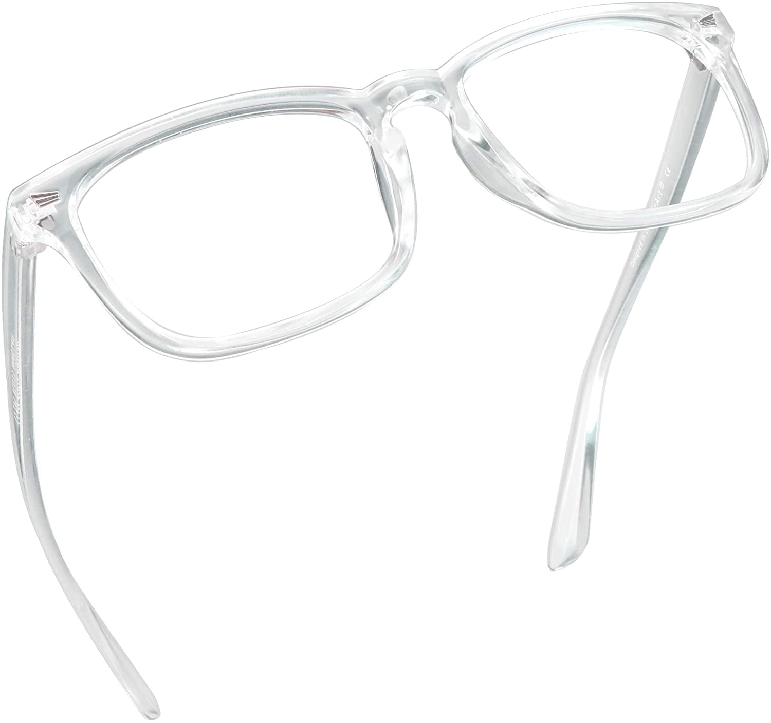 Grey+Clear, No Magnification TV Glasses for Women Men Anti Eyestrain 2 Pairs LifeArt Blue Light Blocking Glasses Anti Glare Computer Reading Glasses Gaming Glasses 
