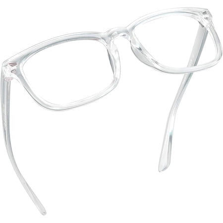 LifeArt Blue Light Blocking Glasses, Anti Eyestrain, Computer Reading Glasses, Gaming Glasses, TV Glasses for Women Men, Anti Glare (Clear, +1.00 Magnification)