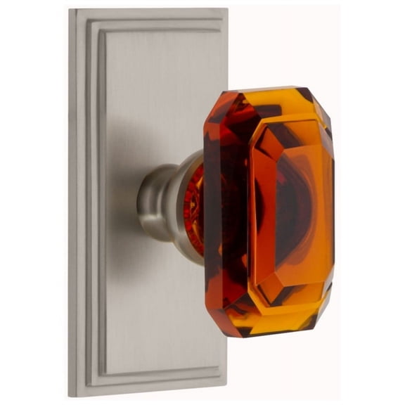 Grandeur Carbca_Dd_Na Carre Solid Brass Non-Turning Two-Sided Dummy Set - Nickel