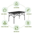 thumbnail image 5 of Folding Camping Table - Lightweight Portable Outdoor Picnic Table with Carry Bag for Camping, Beach, BBQ, Hiking & Travel Long Table, 5 of 8