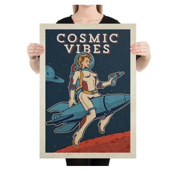 Poster Soviet retro travel poster, soviet vintage art, propaganda poster - Unframed | Home Decor | Best Birthday Gifts!, 8x12