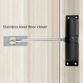 thumbnail image 3 of Mounted Door Closer easy to install Automatic Stopper for Shed Doors , black, 3 of 8