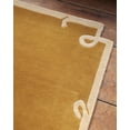 thumbnail image 4 of Homee Hand Tufted Woollen Rugs Plush Loops Yellow Color Rug Available In All Sizes 5x8 ft 6x9 ft 8x10 ft, 4 of 5