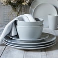 thumbnail image 3 of Noritake Colorscapes GoG Swirl (Grey on Grey) 16-Piece Coupe Dinnerware Set, Service for 4, 3 of 7