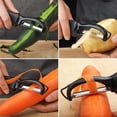 thumbnail image 4 of Peeler With Stainless Steel Vegetable Peeler 19Cm/7.5In,For Kitchen Potato Carrot Cucumber Fruit, 4 of 5