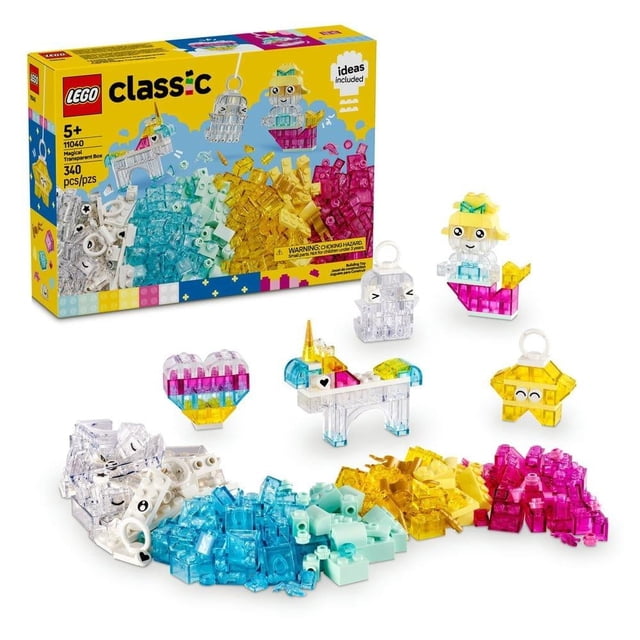 Set LEGO Classic Caja de Magia Transparente Bricks 11040