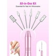 thumbnail image 3 of Nail Drill with Nail Lamp, Manicure Kit, Professional Manicure Pedicure Drills for Acrylic Nails Gel Polishing Shape Tools, Electric Nail Drill Machine for Nail Exfoliating, Pink, 3 of 8