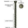 thumbnail image 2 of CAMO Edge Deck Screws 2-3/8" Stainless Steel 700 ct, 2 of 5