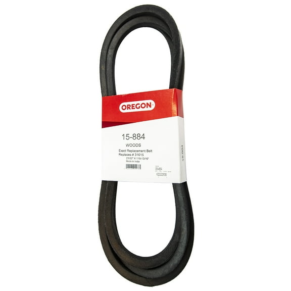 Oregon 15-884 Deck Drive Belt Woods RD6000 Rear-Mount Grooming Finish Mower 31615