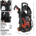 Stalwart 1500 2000 PSI, 1.35 5GPM Electric Pressure Washer (Power