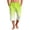 Mint Green, variant on Men's Gradient Print 3/4 Length Pants Soft Cotton Blend Casual Beach Shorts Olive Green 3Xl