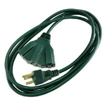 Master Electrician 04314ME 8' Green 16/3 SJTW 3 Outlet Triple Tap Outdoor Extension Cords - Quantity of 20