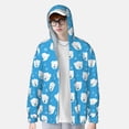 thumbnail image 2 of Fotbe Cute Polar Bear Chaqueta con Protección Solar UPF 50+ para Hombre y Mujer, Camisa con Capucha y Bolsillos-Medium, 2 of 7