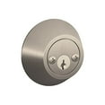 thumbnail image 2 of Schlage JD62V619 Satin Nickel Double Cylinder Deadbolt, 2 of 2