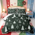 thumbnail image 2 of Manfei Christmas Winter Holiday Quilt Full,Farmhouse Santa Claus Full Bedspread Sets,3-Piece,1 Coverlet and 2 Pillowcases, 2 of 7