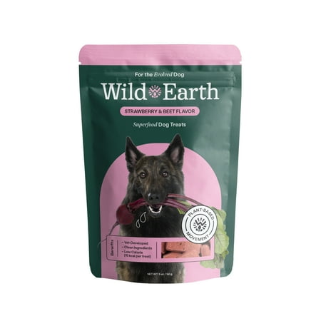 UPC: 0860000953726 | 3 Pack – Superfood Dog Treats with Koji (5 oz per bag) by Wild Earth