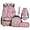 Pink Camo Hunting Branch, variant on Jeiento Backpack and Lunch Box Set for Kids Boys Girls Elementary, 16 Inch Water Resistant Large Capacity Bookbag 5 Pcs Space Axolotl Backpack with Pencil Case, Bottle Holder, Keychain