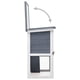 thumbnail image 5 of Conejera para exteriores VidaXL, 1 puerta, madera gris, 90 x 45 x 80 cm, 5 of 7