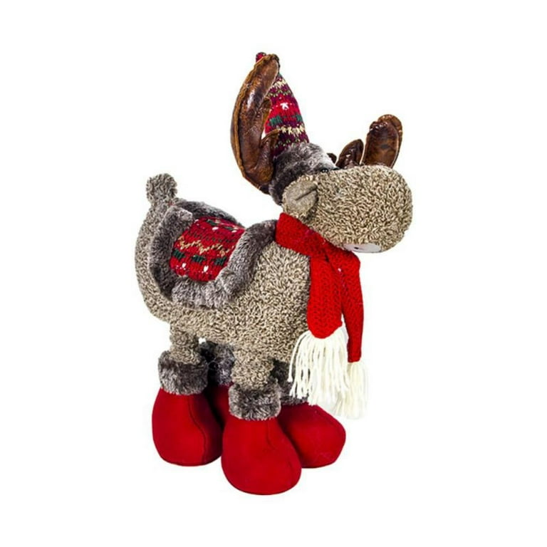 Plush Christmas Ornaments Christmas Elk Rudolph The Red Nosed