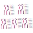 thumbnail image 4 of 250 pcs  Colorful Bobbin Clips Sewing Bobbin Clips Silicone Bobbin Holders Mixed Color, 4 of 8