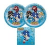 Sonic The Hedgehog Birthday Party Supplies Bundle Pack for 16 Guests