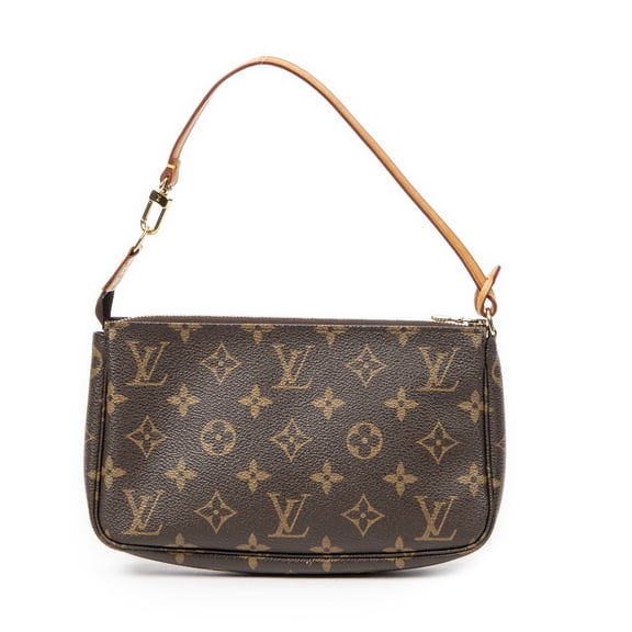 Pre-Owned Louis Vuitton Brown Accessory Pouch Handbag Monogram Canvas