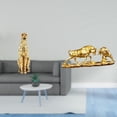 thumbnail image 2 of Figura decorativa de toro, centro de mesa, Feng Shui, estatua de y oso, obra de arte decorativa para oficina, hogar o regalo., 2 of 8