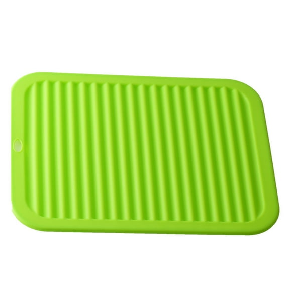 Reheyre Raised Grain Drain Mat - Waterproof Silicone - Food Grade Drying Mat - Kitchen Tools