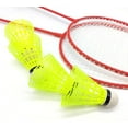 thumbnail image 5 of 12 Packs Nylon Badminton Shuttlecocks,Bexikou Plastic Feather Shuttlecocks,Badminton with Stability ＆ Durability,Indoor Outdoor Sports Hight Speed Training, 5 of 5