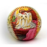 Angle View: Limited Edition Yorkshire Terrier Unforgettaball Collectible Baseball