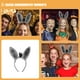 thumbnail image 4 of 4 diademas con orejas de burro, accesorios para disfraces de animales, aro de pelo de burro de peluche suave para fiestas de Halloween, cosplay, disfraces y eventos., 4 of 7